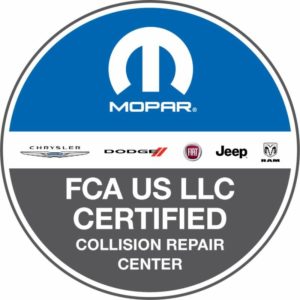 FCA Certified Collision Repair Center - FCA Certified Logo