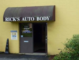 Rick's Auto Body - Front of Shop