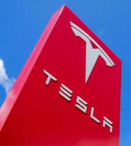 Tesla Approved Body Shop - Tesla Dealership Sign
